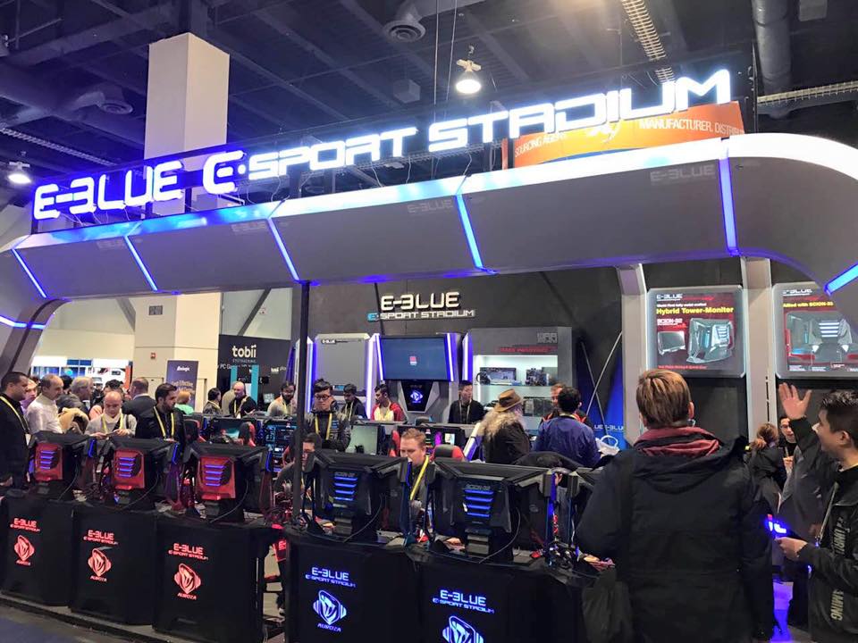 E-Blue postavilo E-Sport arénu na CES 2017